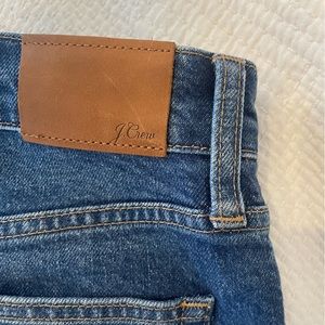 Jcrew high waist straight jeans